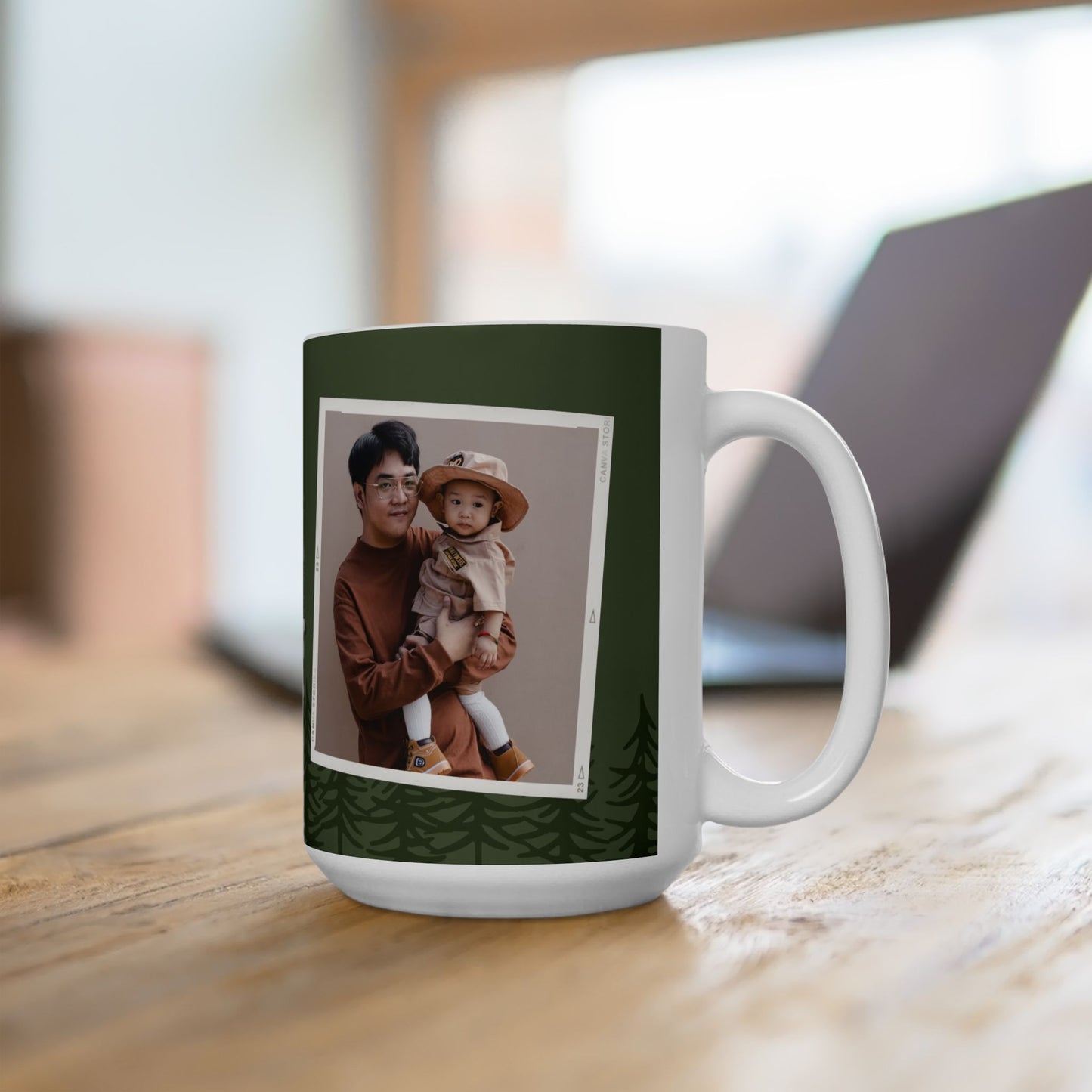 Dad, To the Stronest Person I Know, Personalized Father's Day Mug, 11/15oz - 14069