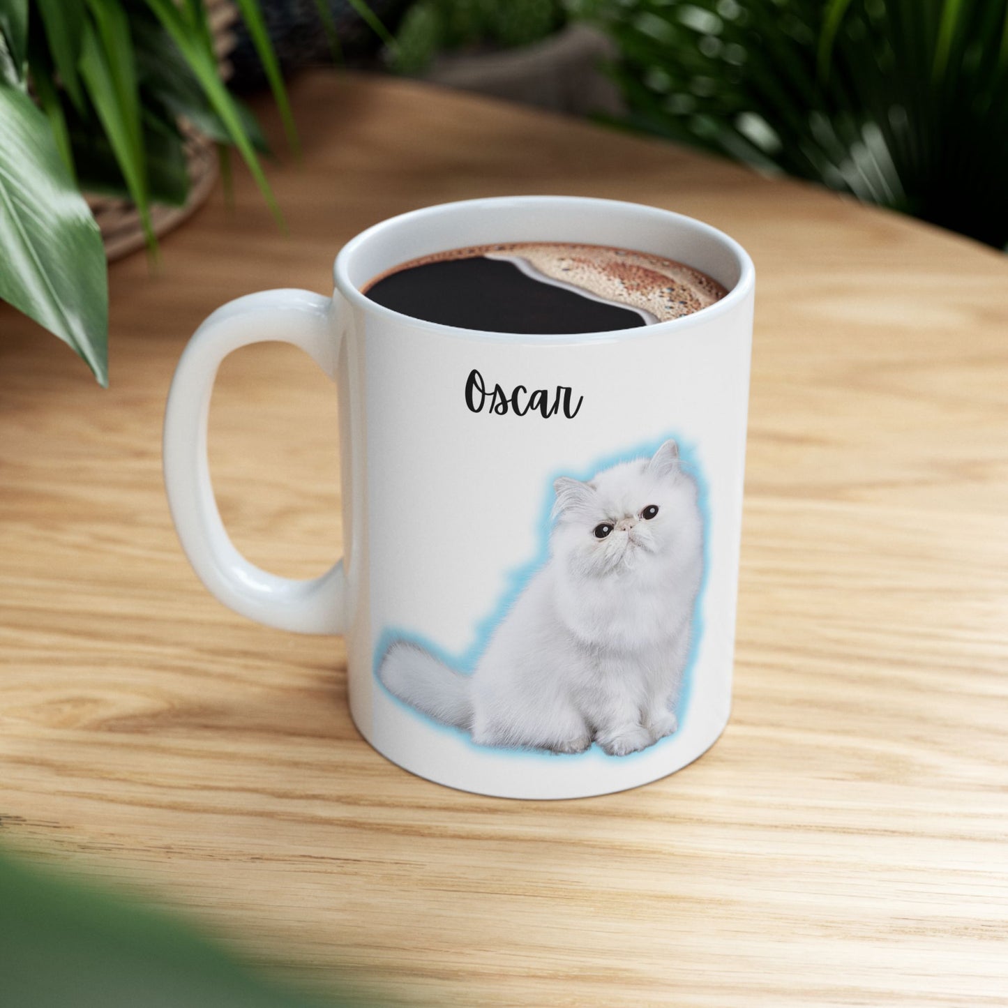Cute Cat Ceramic Mug - Ideal Gift for Cat Lovers, Cozy Home Decor, Feline Themed Drinkware, Pet Lover's Gift, Fun Coffee Cup - 14208