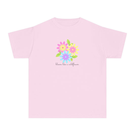 Bright Flower Youth Midweight Tee