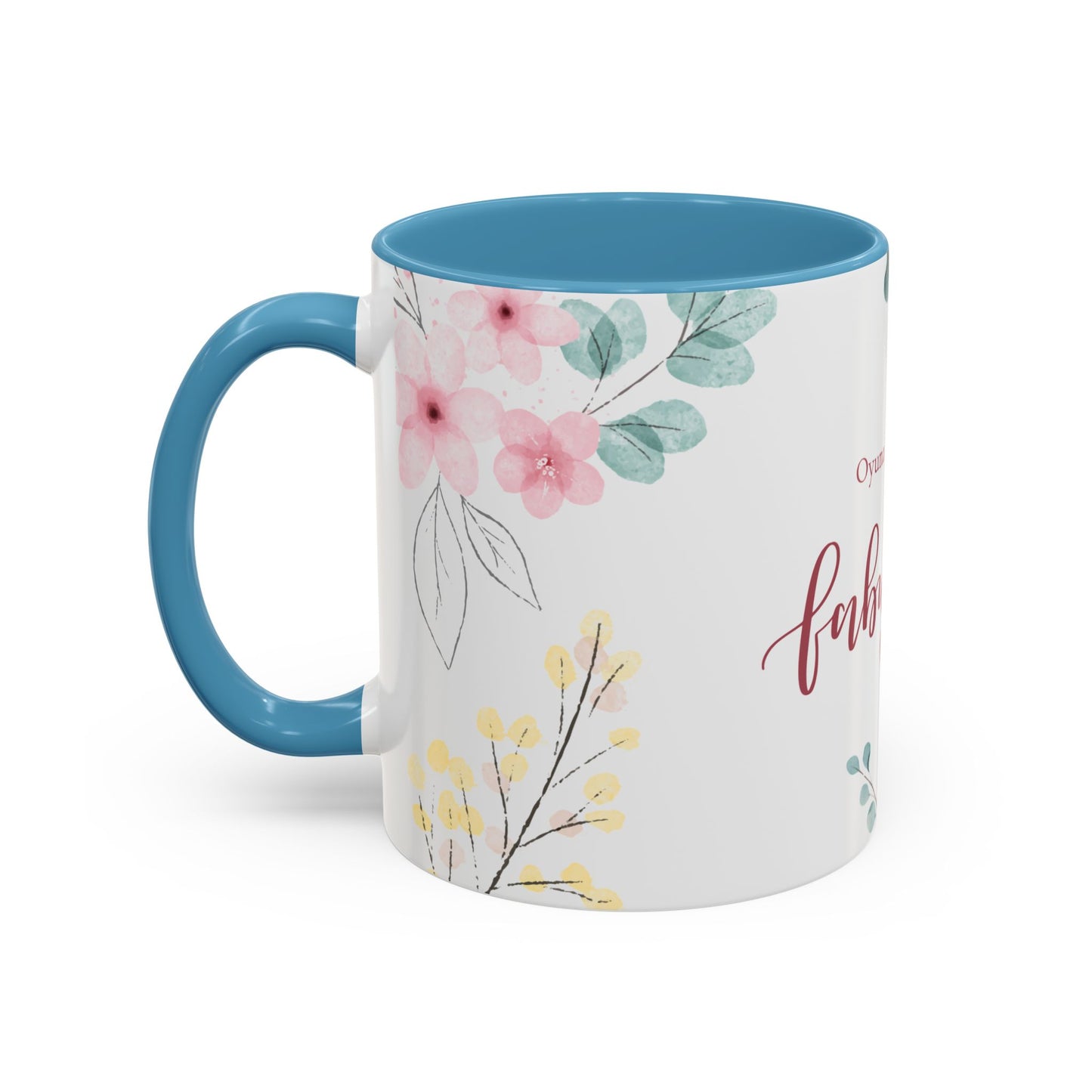 Fabulous, Name, Customizable - Accent Coffee Mug (11, 15oz) - 10965