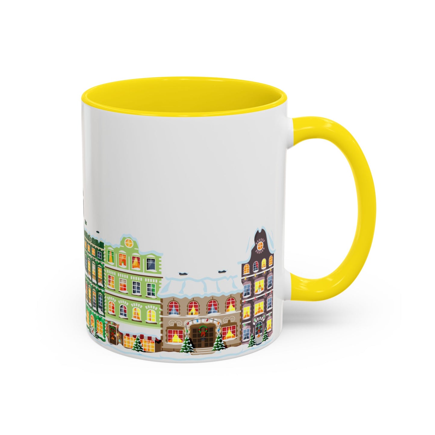 Christmas Houses - Accent Coffee Mug (11, 15oz) - 10438