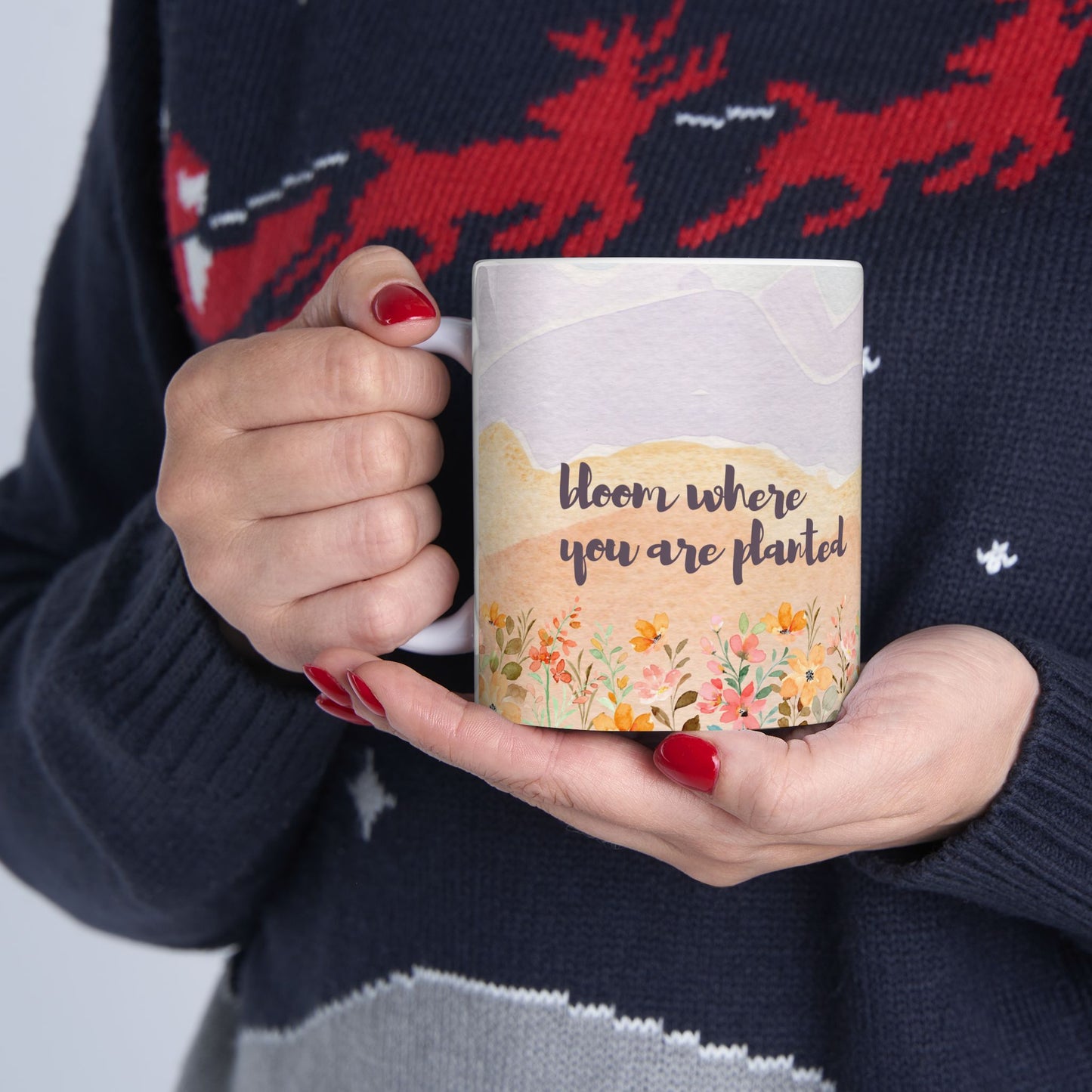 Bloom Where You're Planted - Ceramic Mug, (11oz, 15oz) - 10966
