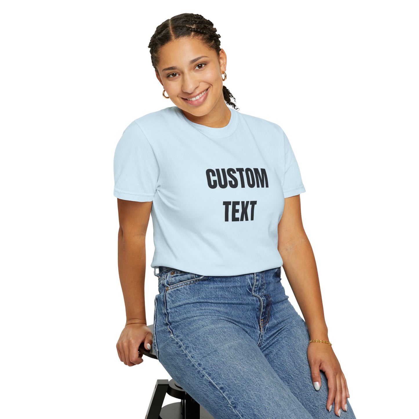 Custom Novelty T-Shirt – Unisex Garment-Dyed Cotton Tee - 14681