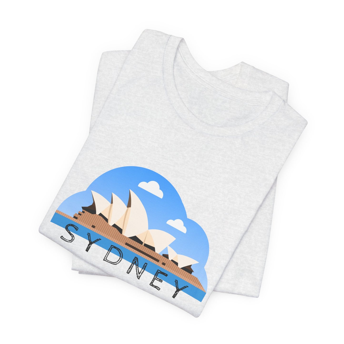 Sydney Graphic Unisex Jersey Tee - Coastal Vibes T-Shirt - 12044