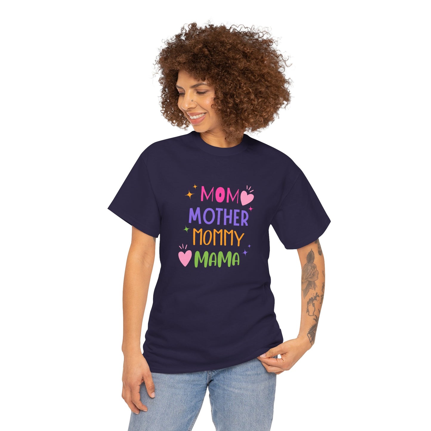 Mom, Mama, Mummy, Mother - Unisex Heavy Cotton Tee - 11715