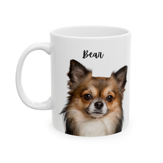 Personalised Dog Ceramic Mug - Perfect Gift for Pet Owners, 11oz or 15oz, Dog Themed Coffee Cup - 14173