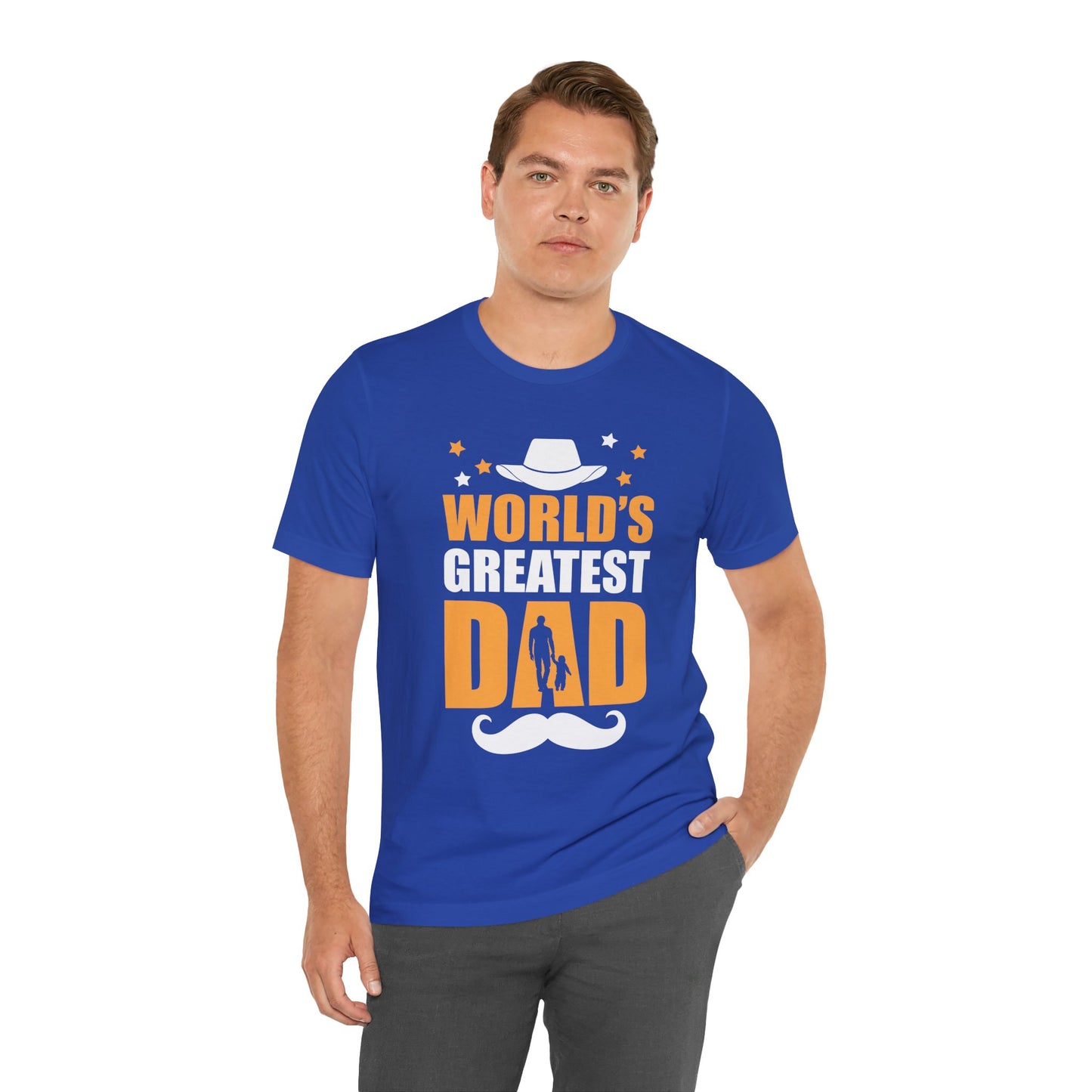 World's Greatest Dad - Unisex Jersey Short Sleeve Tee - 13740