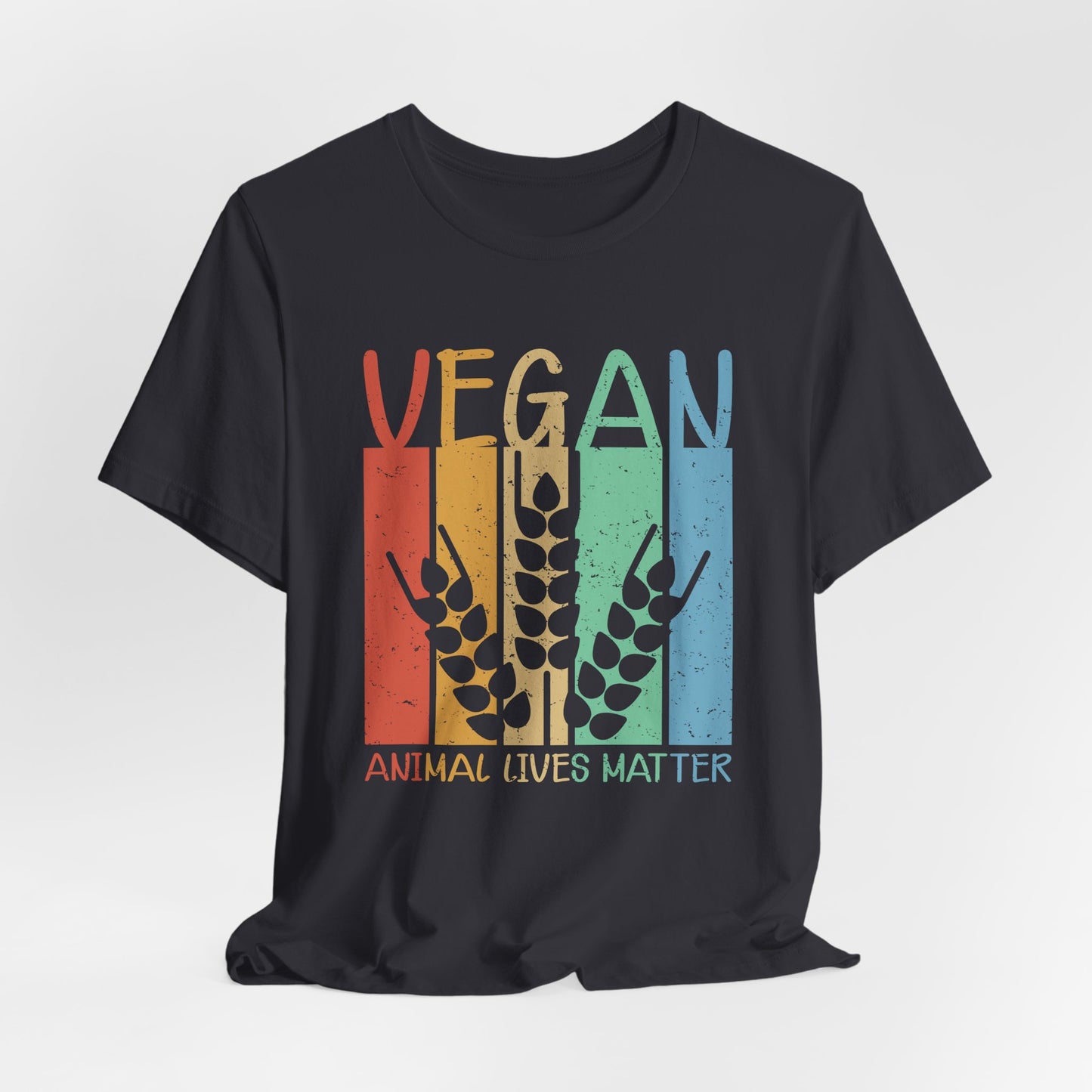 Vegan: Animal Lives Matter - Unisex Jersey Short Sleeve Tee - 12069