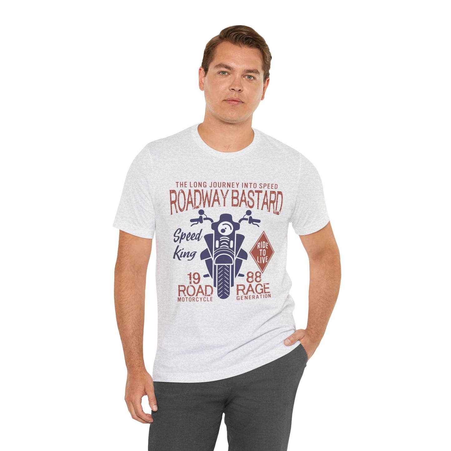 Roadway Bastard - Unisex Jersey Short Sleeve Tee - 13150