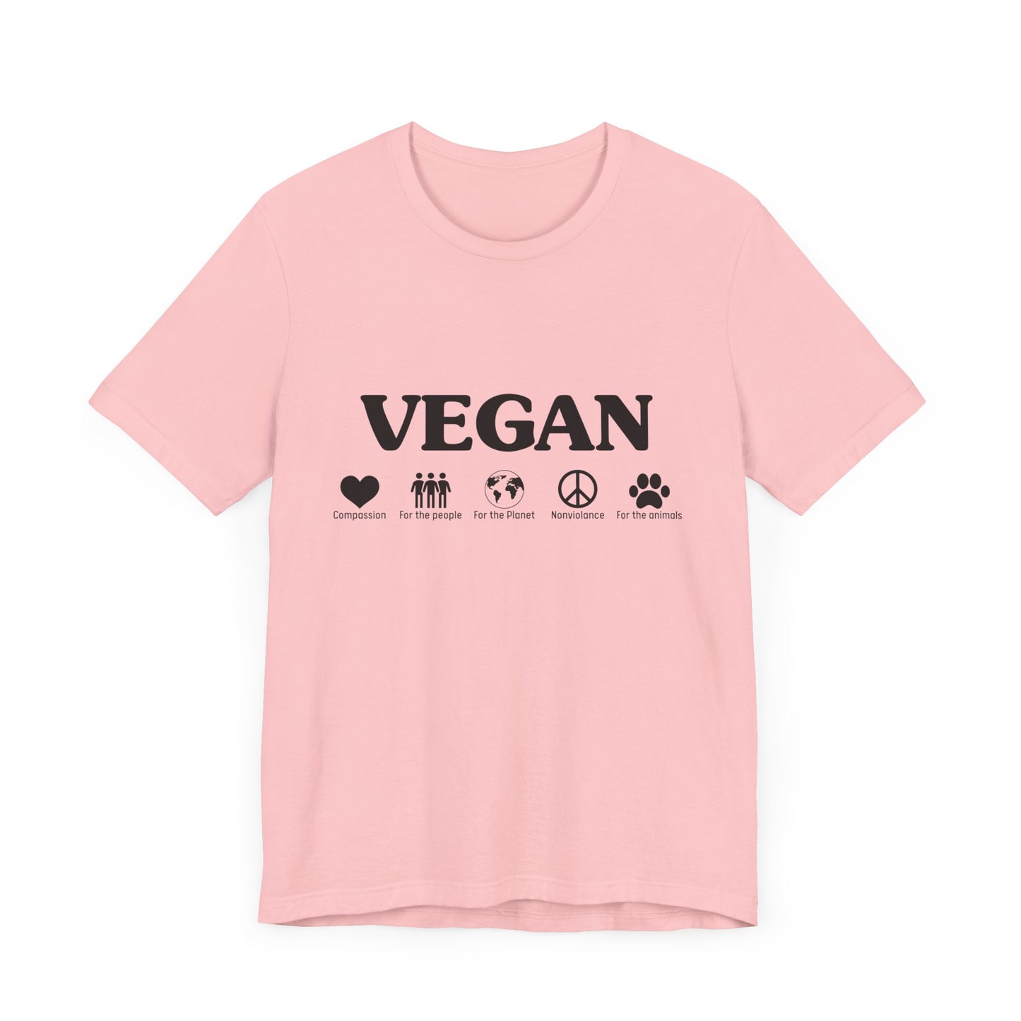 Vegan - Unisex Jersey Short Sleeve Tee