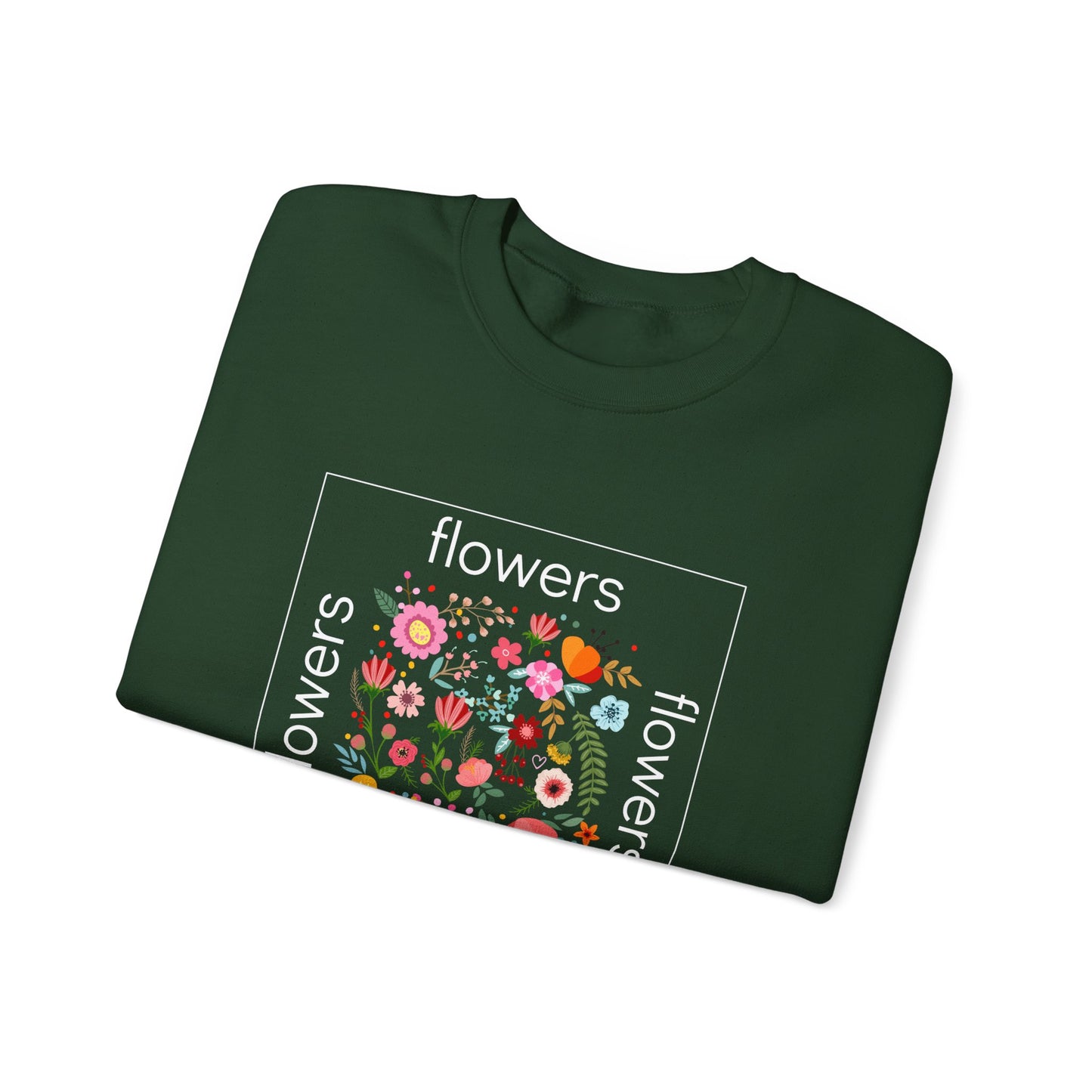 Flowers - Unisex Heavy Blend™ Crewneck Sweatshirt - 11685