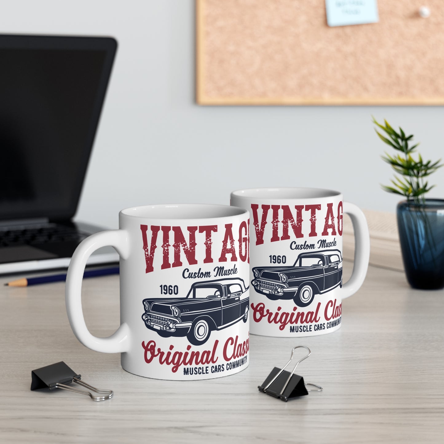 Vintage Custom Muscle, Original Classic - Mug 11oz - 12960
