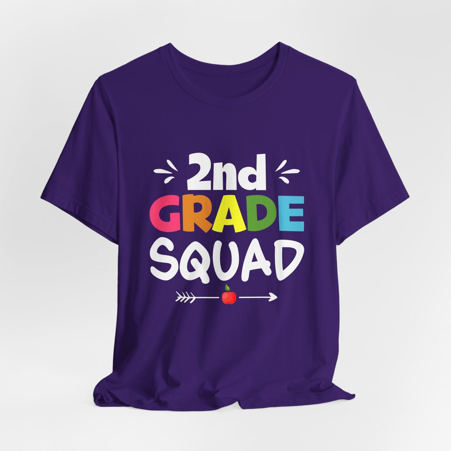 Teacher: 2nd Grade Squad - Unisex Jersey Short Sleeve Tee