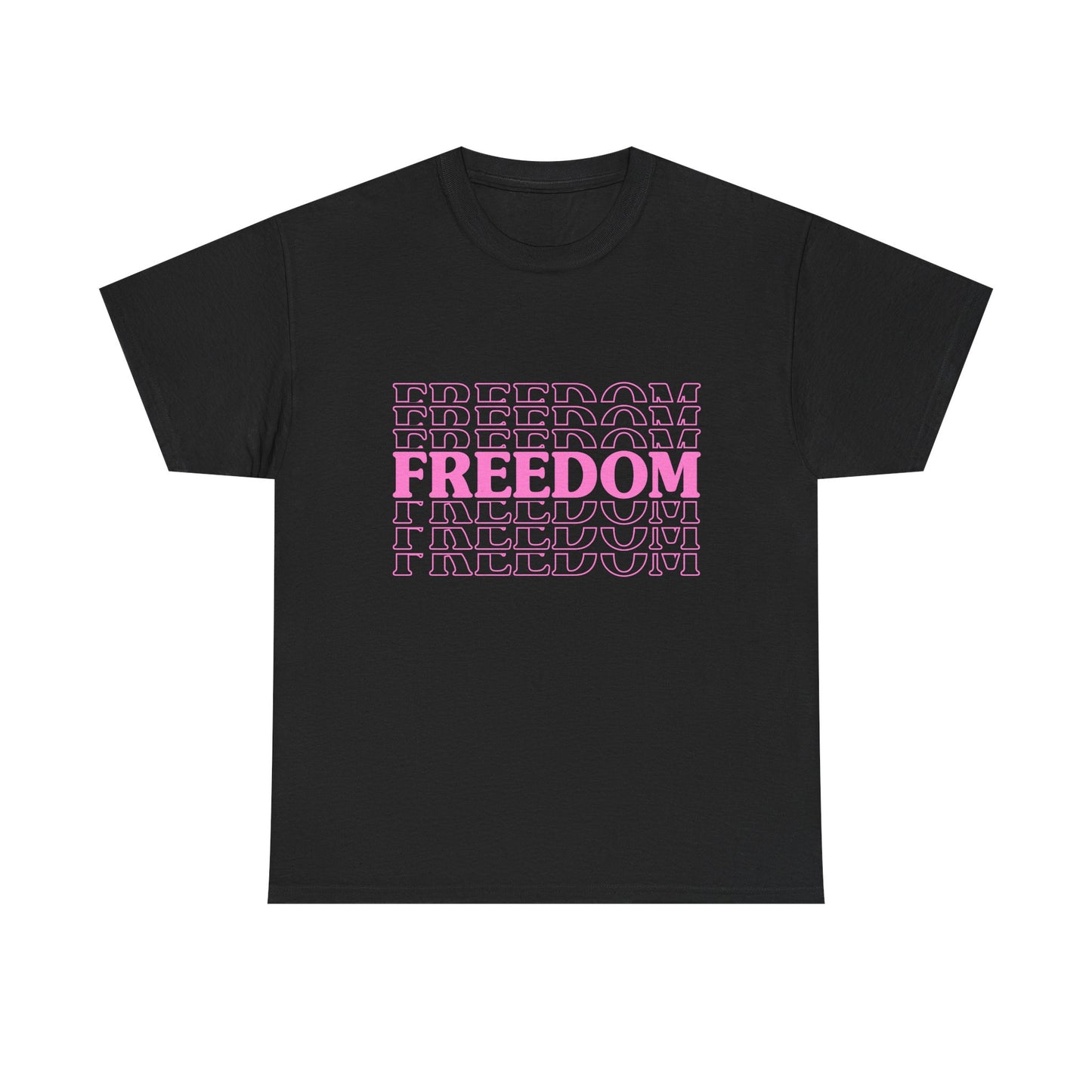 Bold Freedom Graphic Tee, Unisex Heavy Cotton Shirt, Casual Wear, Gift for Freedom Lovers, Statement T-Shirt, Everyday Essentials - 13518