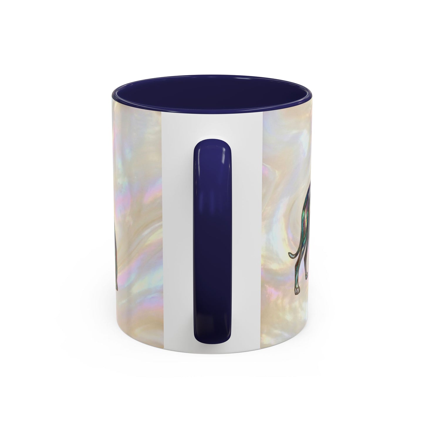 Whippet Accent Coffee Mug – Stained Glass Design 11/15oz - 14652