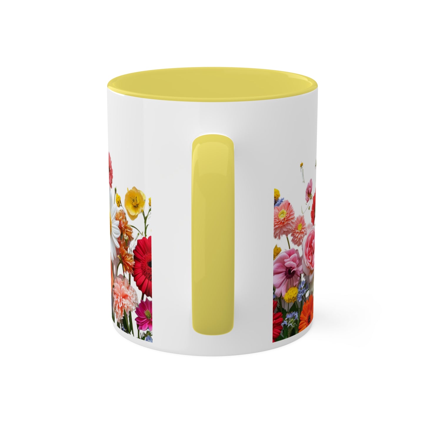 Bright Flowers - Colorful Mugs, 11oz