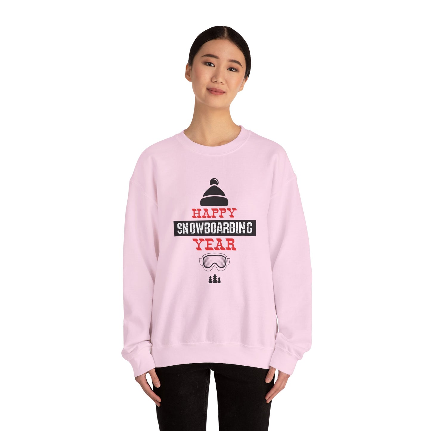 Happy Snowboarding Year - Unisex Heavy Blend™ Crewneck Sweatshirt