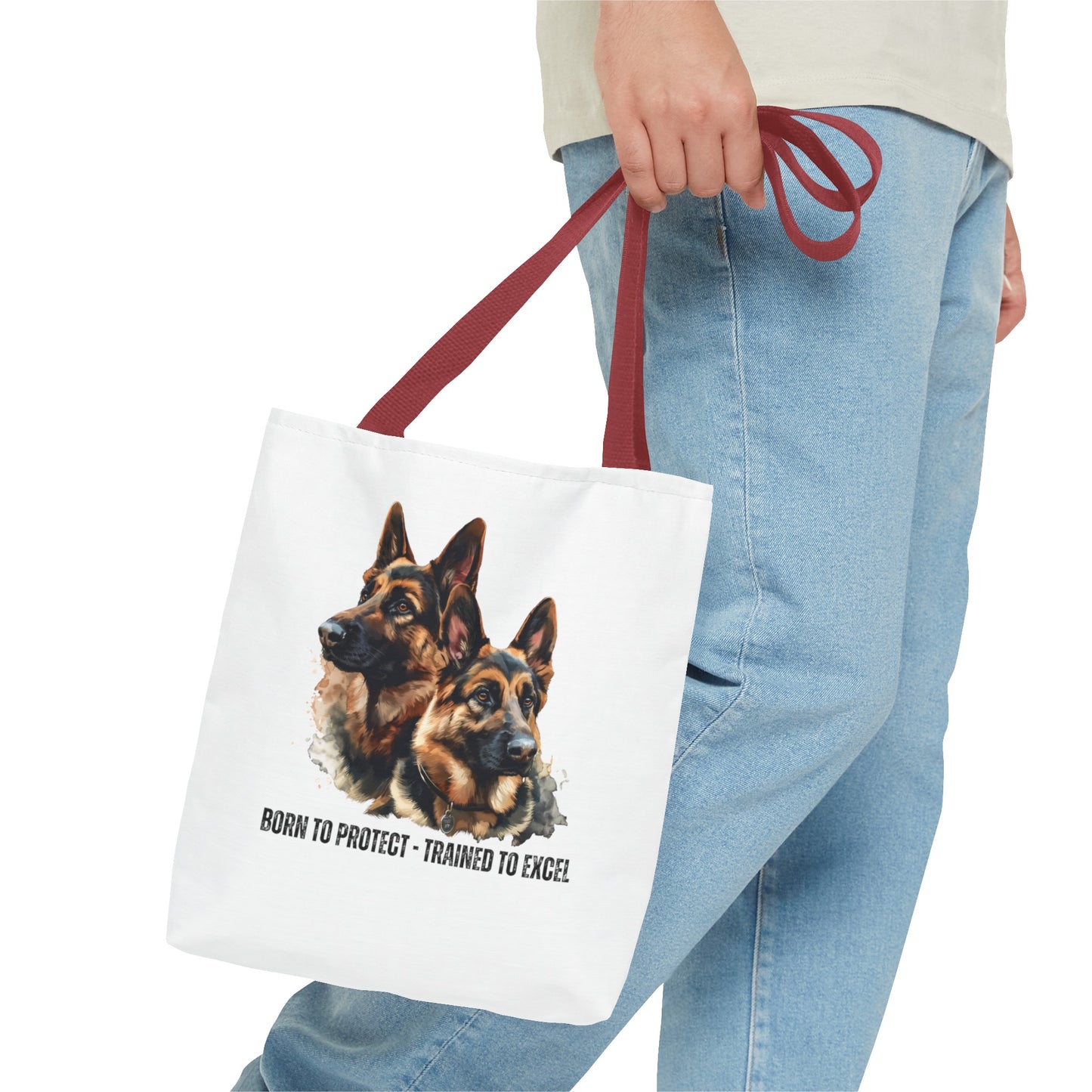 German Shepherds: Born to Protect - Tote Bag