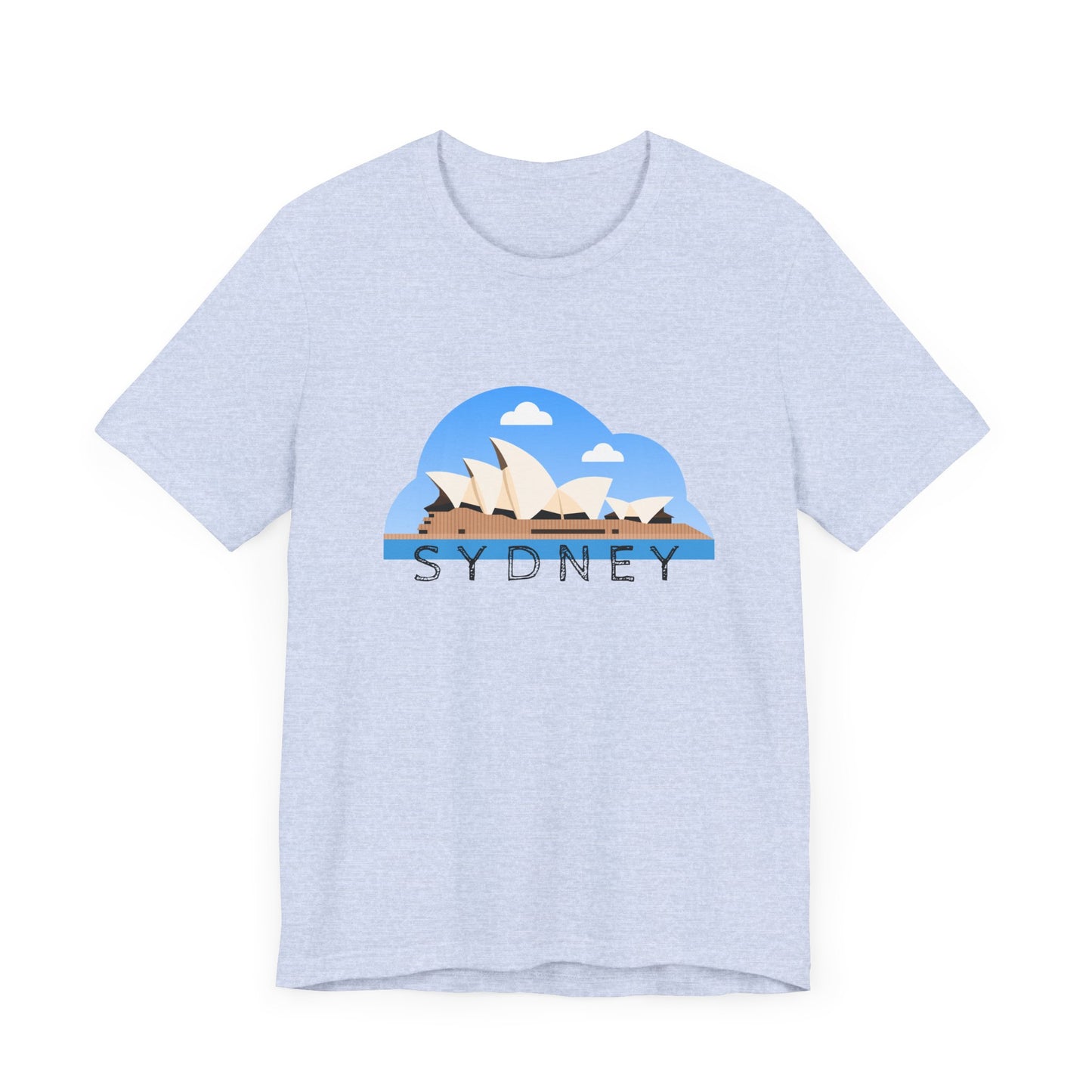 Sydney Graphic Unisex Jersey Tee - Coastal Vibes T-Shirt - 12044