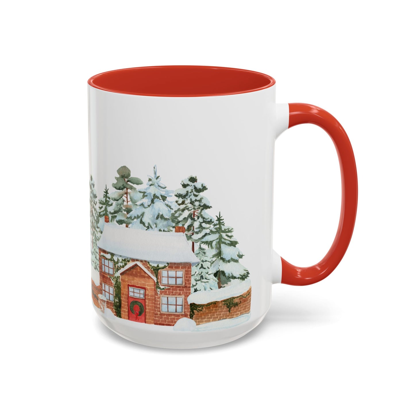 Christmas Houses - Accent Coffee Mug (11, 15oz) - 10456