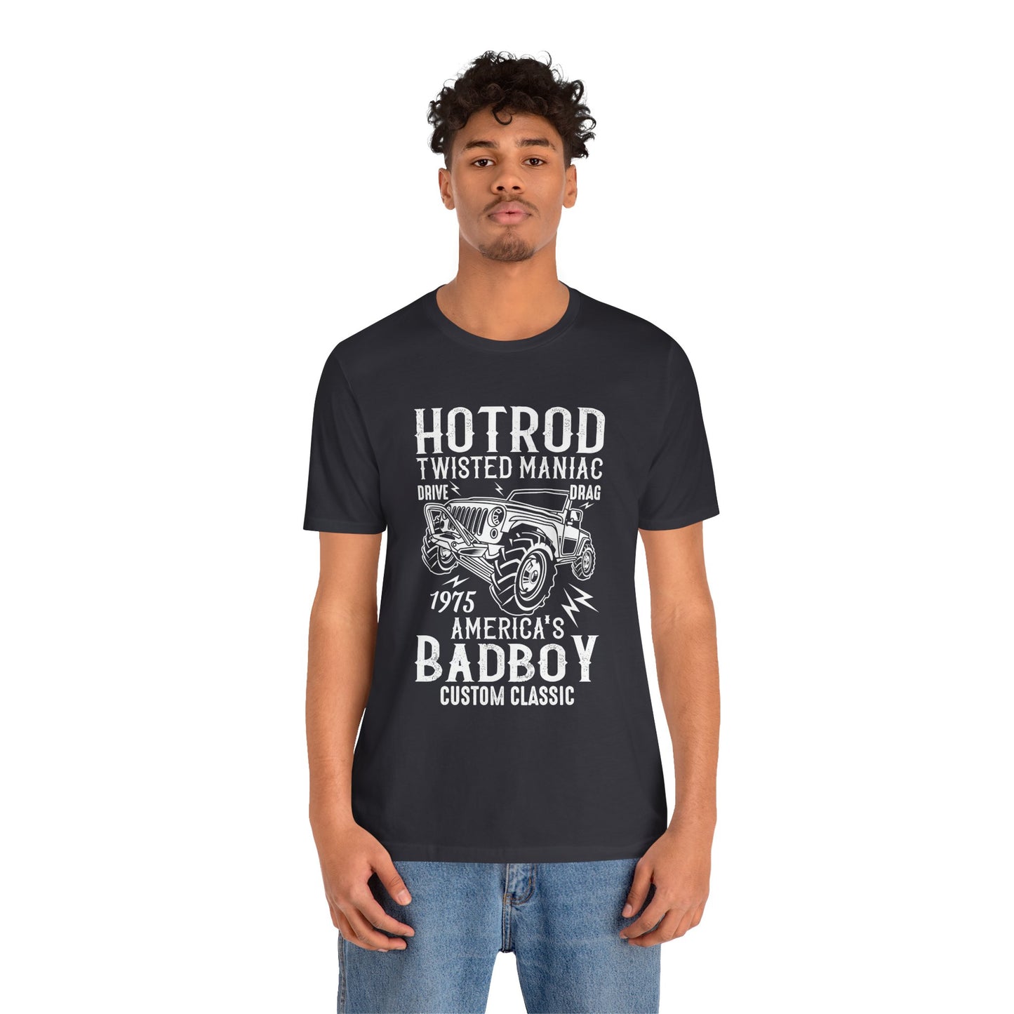 HotPod, Twisted Maniac, 1975 America's Badboy, Custom Classic - Unisex Jersey Short Sleeve Tee - 12576
