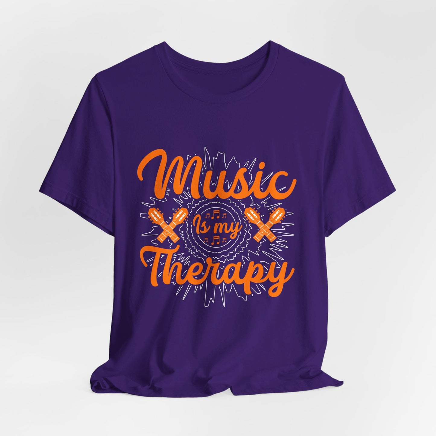 Music Is My Therapy - Unisex Jersey Short Sleeve Tee