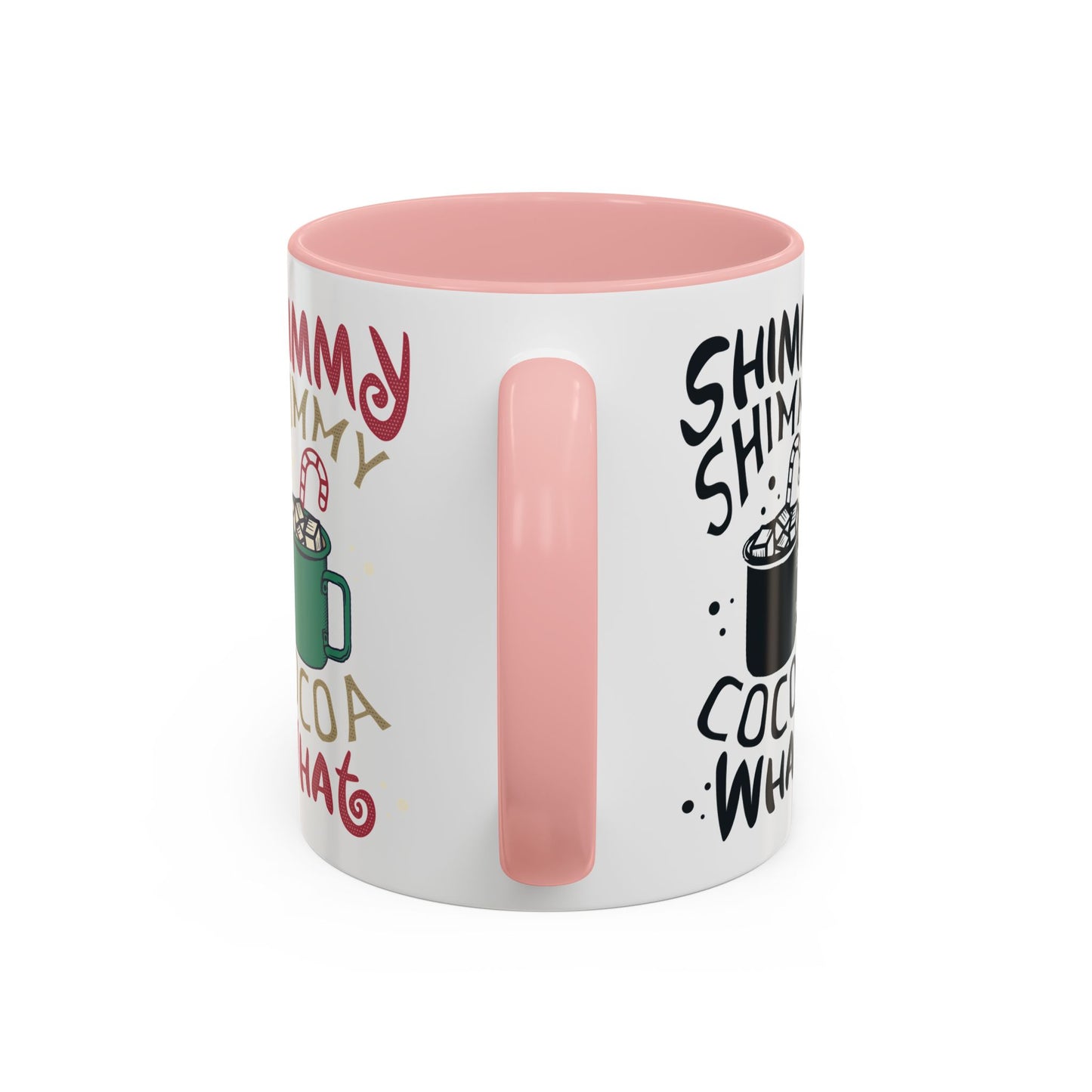 Rocking Around The Tree Upside Down - Accent Coffee Mug (11, 15oz)