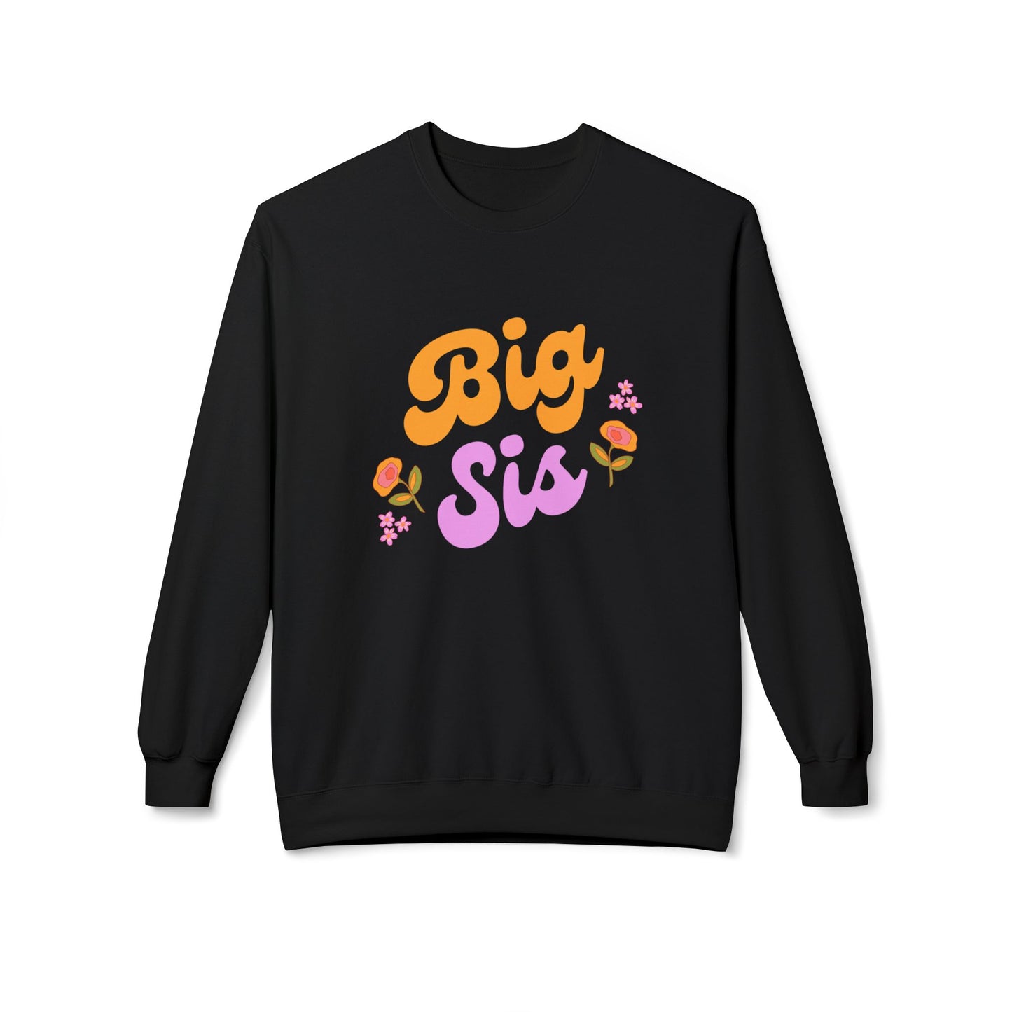 Big Sis - Unisex Midweight Softstyle Fleece Crewneck Sweatshirt - 11808