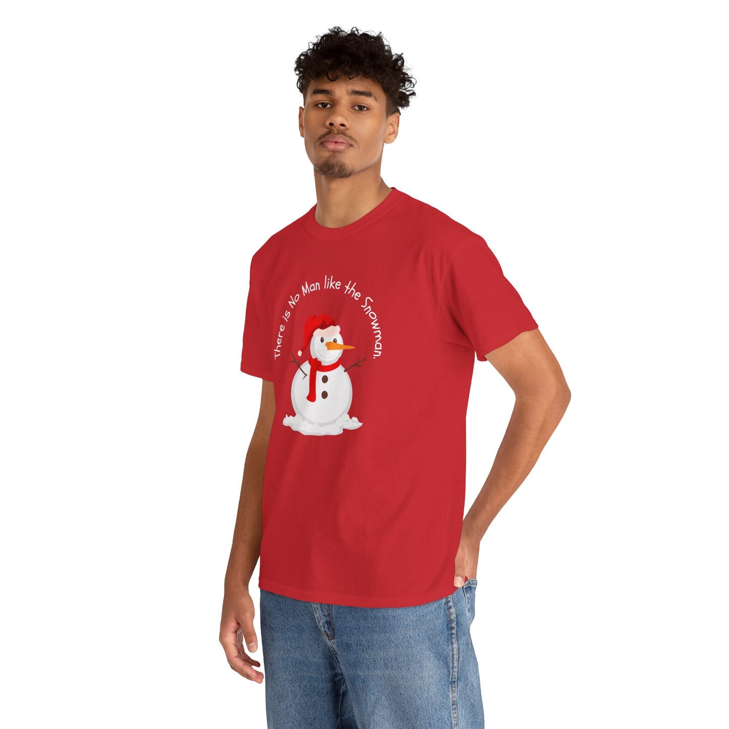 There is No Man Like the Snowman - Unisex Heavy Cotton Tee