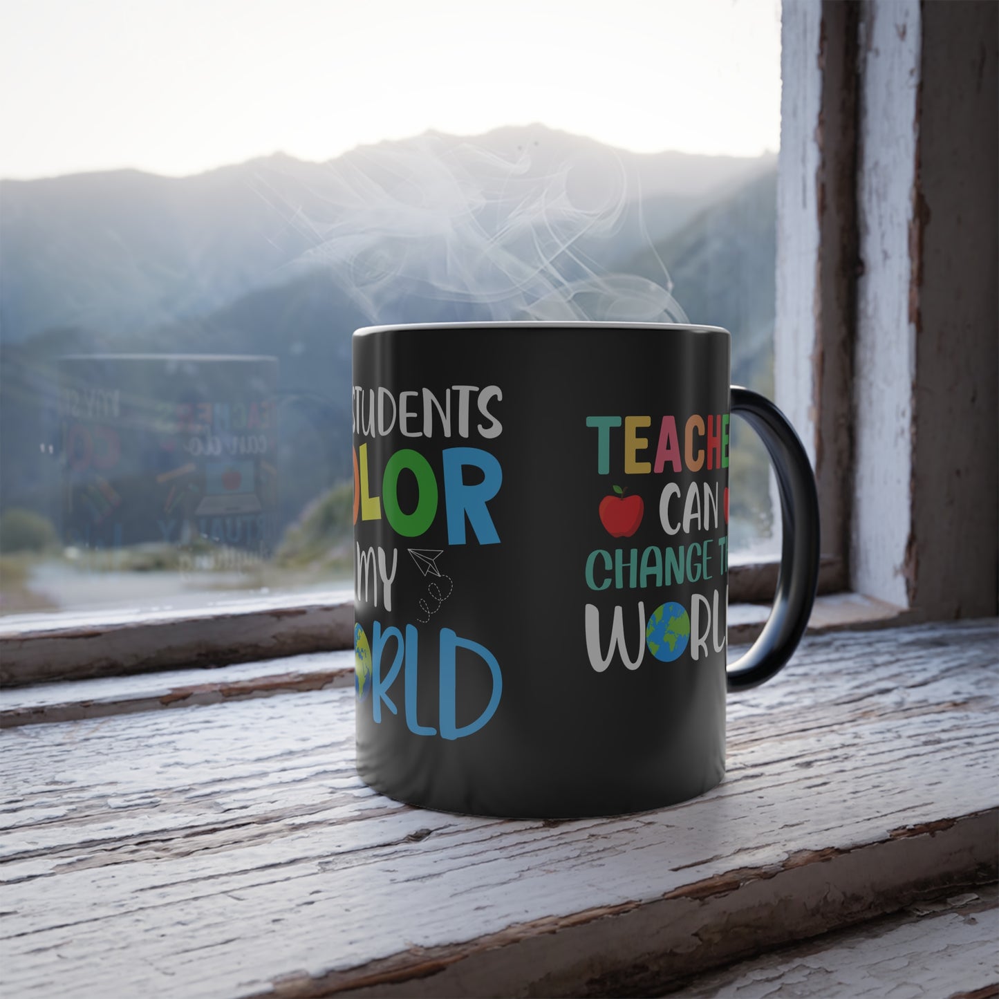 My Students Color My World - Color Morphing Mug, 11oz