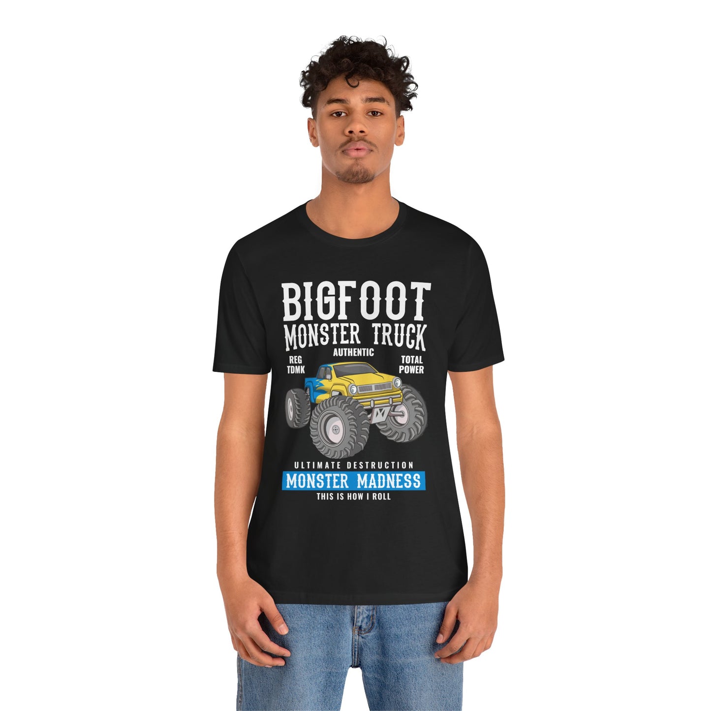 Bigfoot Monster Truck - Unisex Jersey Short Sleeve Tee - 12955