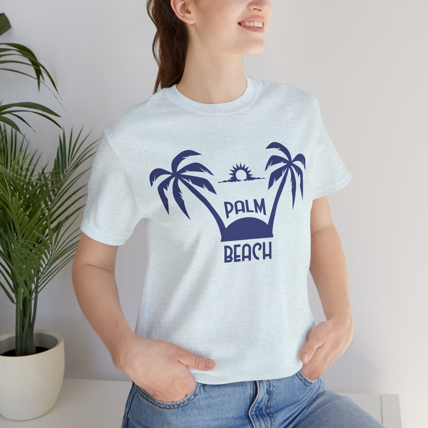 Palm Beach - Unisex Jersey Short Sleeve Tee - 13139