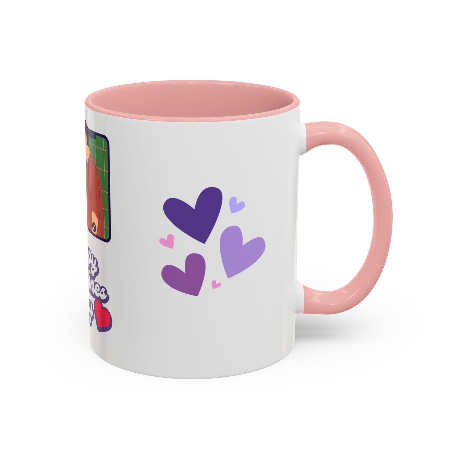 Happy Valentine's Day - Accent Coffee Mug (11, 15oz) - 11593