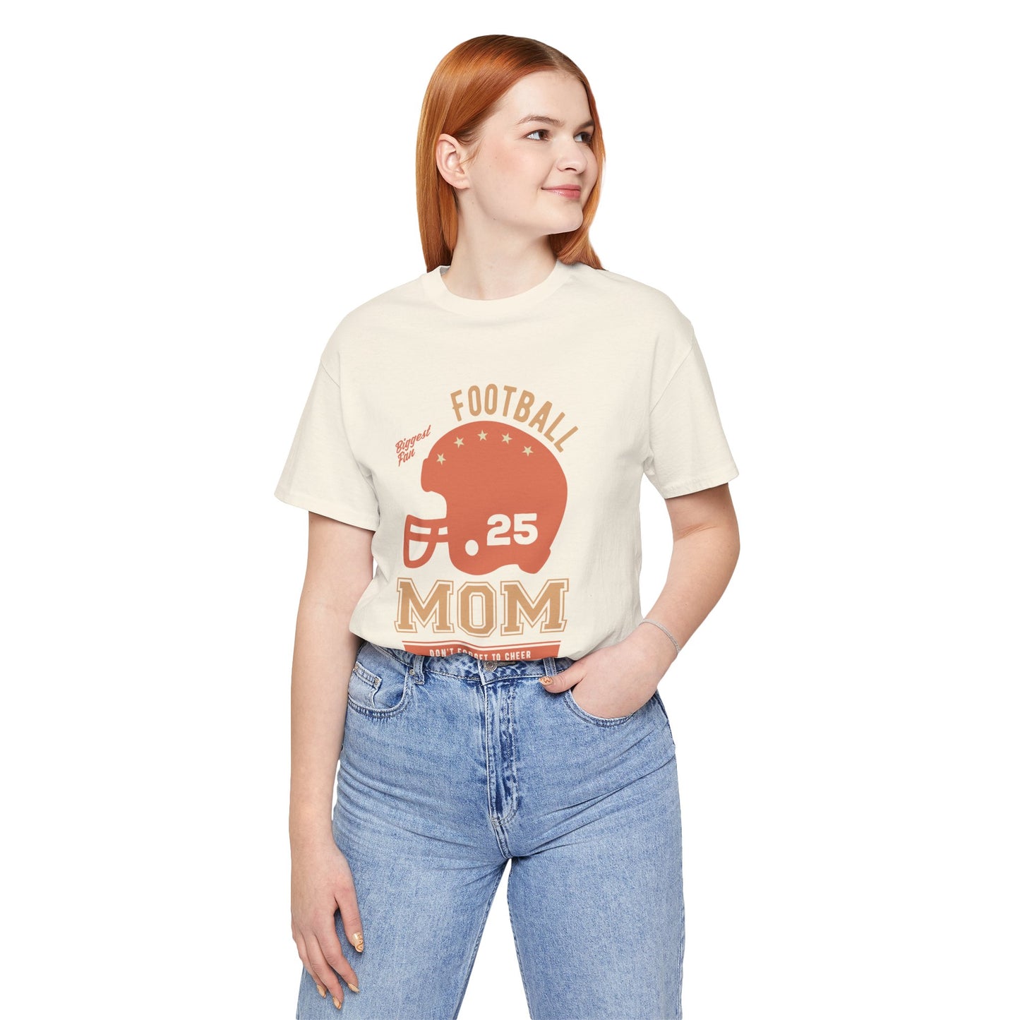 Biggest Fan, Football Mom, Don't Forget To Cheer - Unisex Jersey Short Sleeve Tee