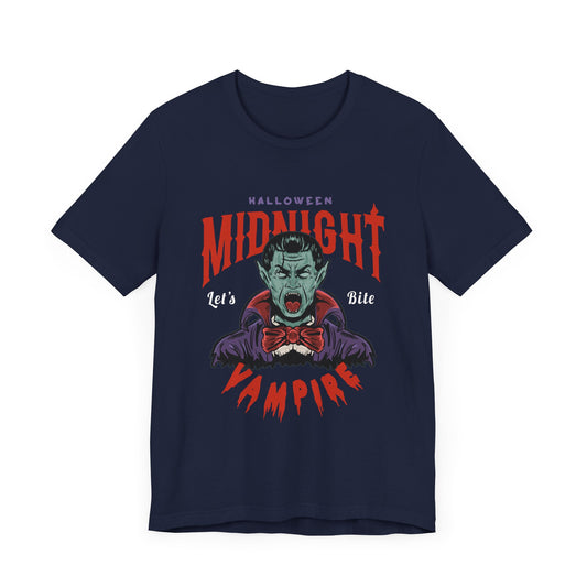 Halloween Midnight, Let's Bite Vampire - Unisex Jersey Short Sleeve Tee