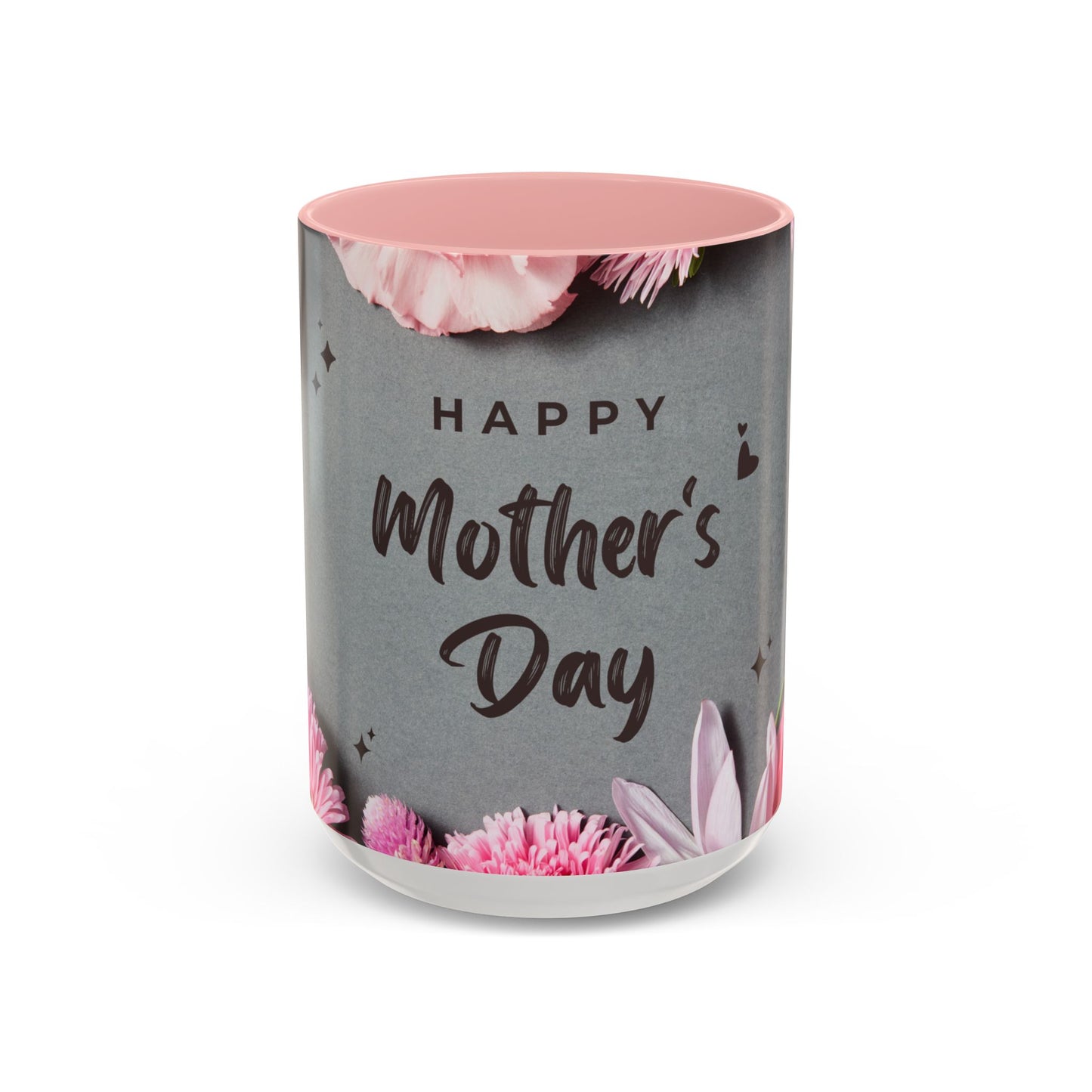 Happy Mother's Day Floral Accent Coffee Mug - Perfect Gift for Moms - 11866