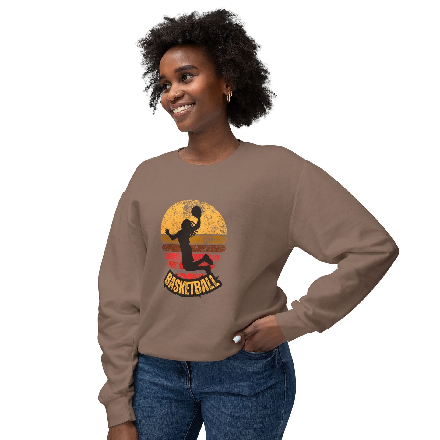 Basketball - Unisex Lightweight Crewneck Sweatshirt - 10577