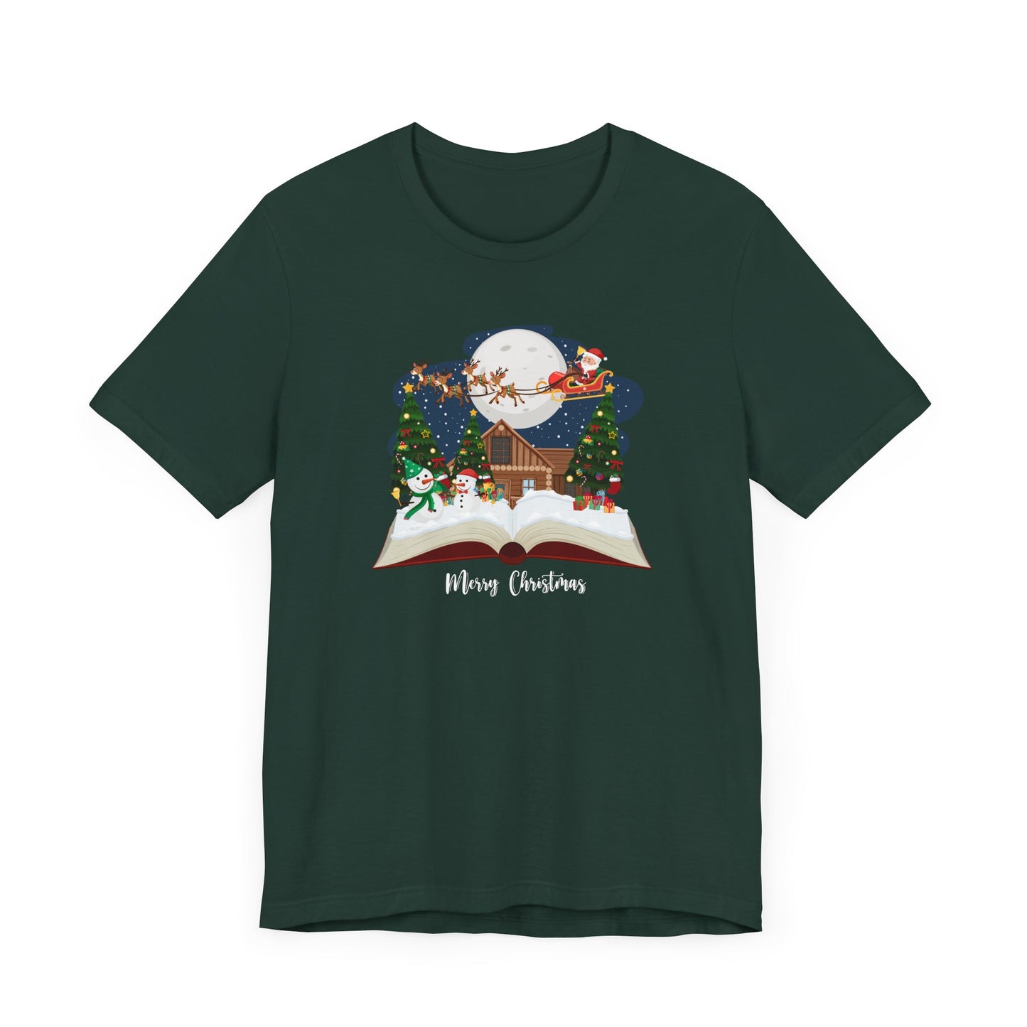 Christmas Book - Unisex Jersey Short Sleeve Tee - 10026