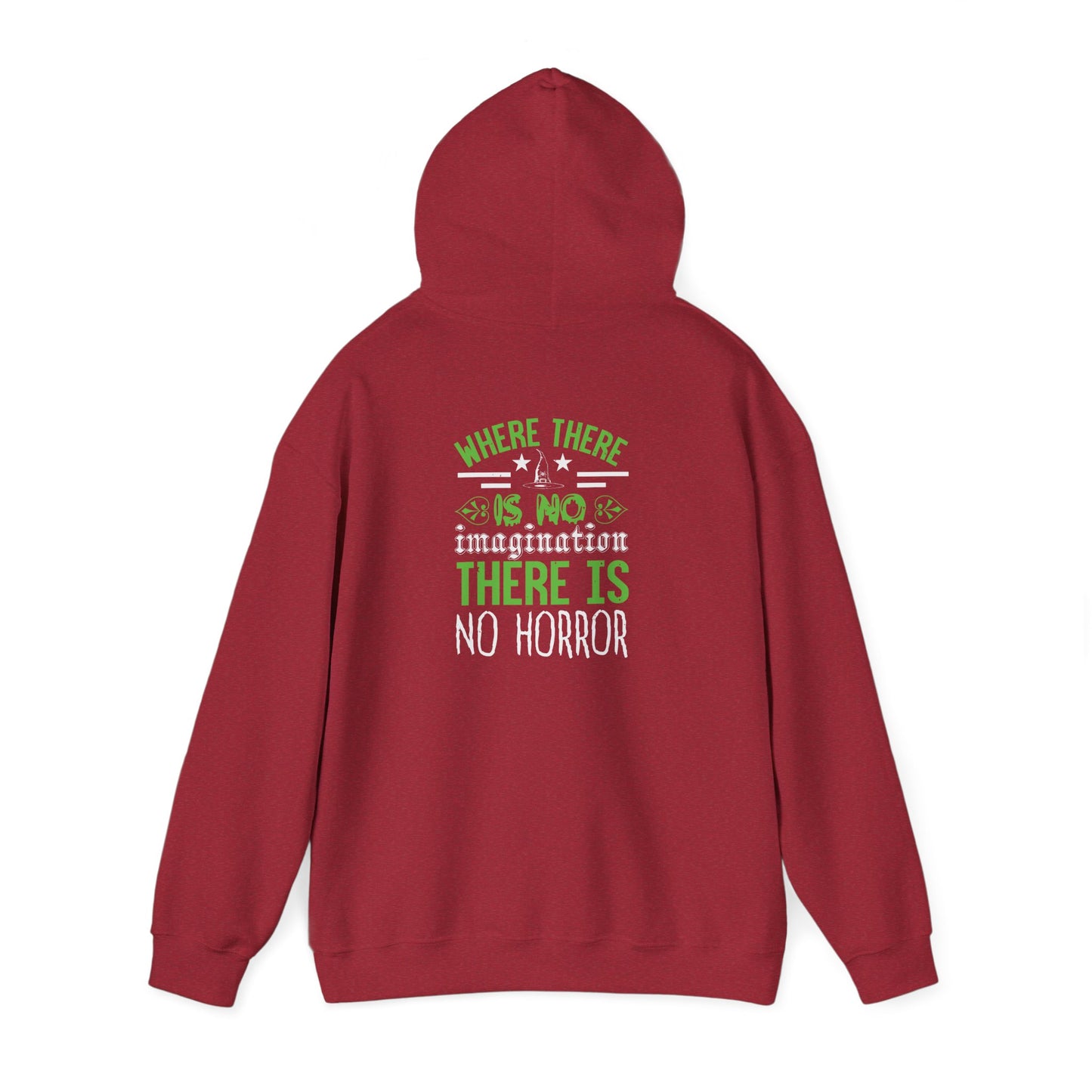 Where There Is No Imagination, There Is No Horror - Unisex Heavy Blend™ Hooded Sweatshirt - 13759
