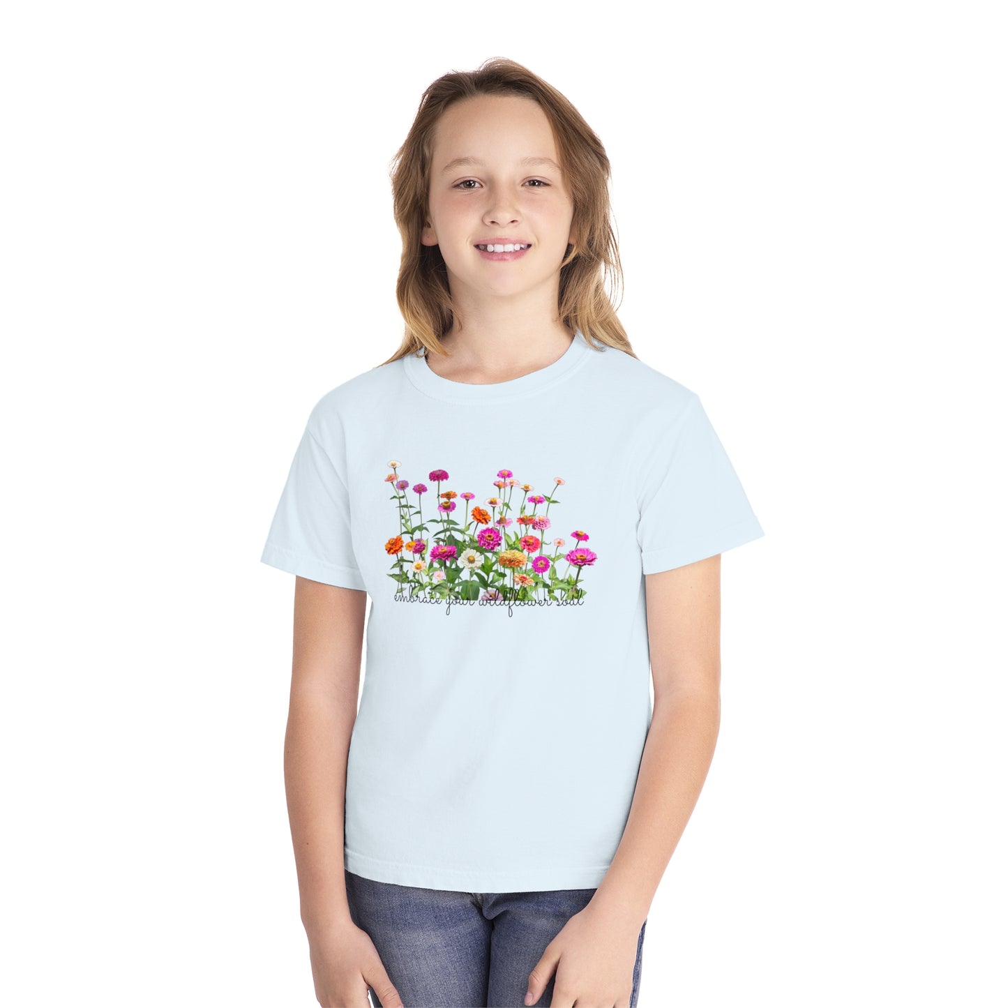 Youth Midweight Tee for Girls