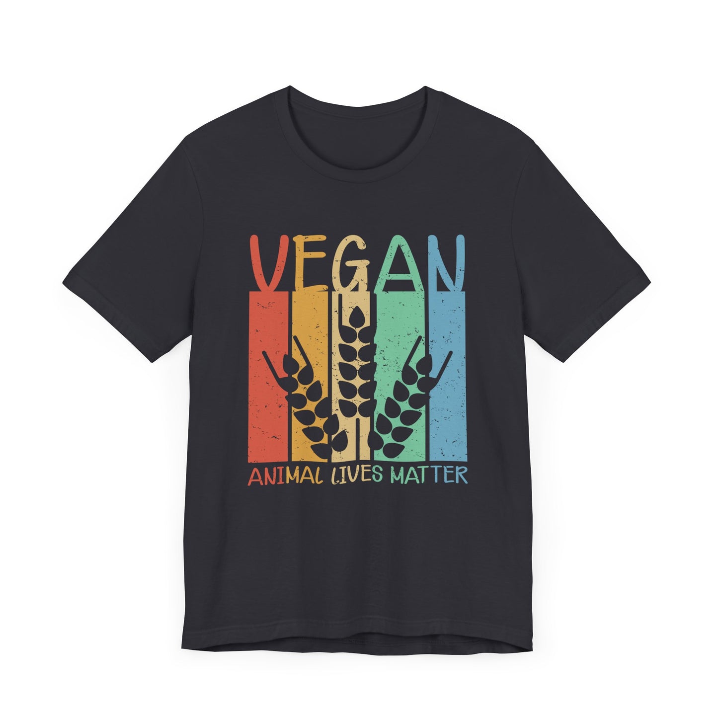 Vegan: Animal Lives Matter - Unisex Jersey Short Sleeve Tee - 12069