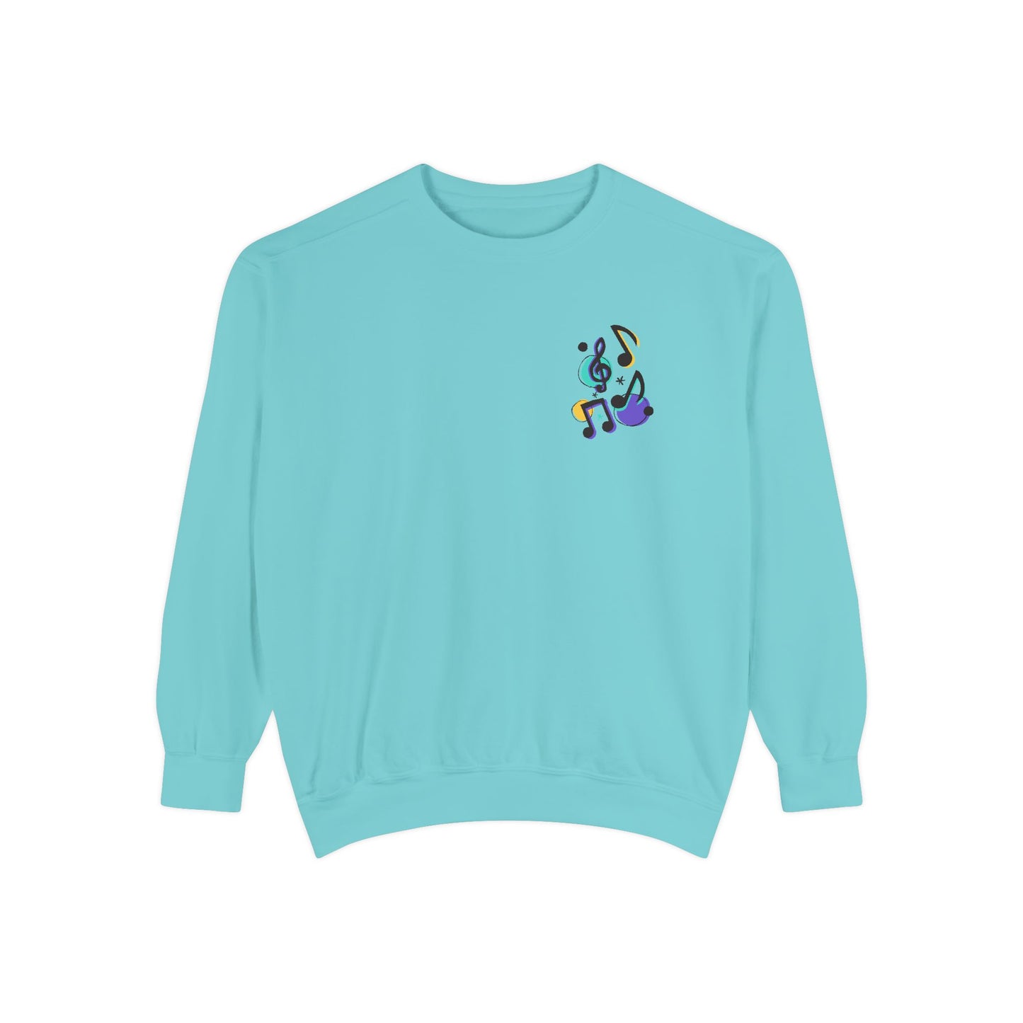 Music Notes - Unisex Garment-Dyed Sweatshirt - 11247