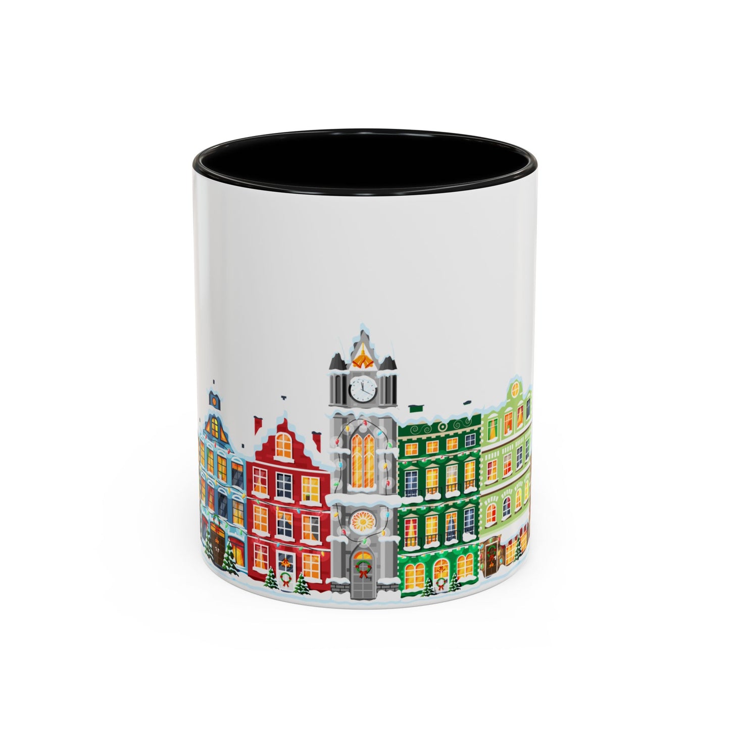 Christmas Houses - Accent Coffee Mug (11, 15oz) - 10438