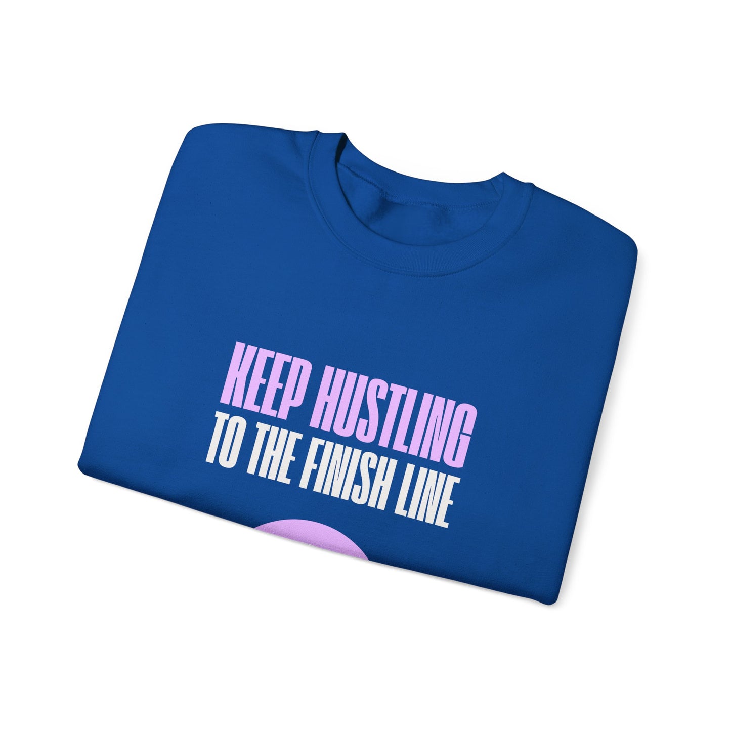 Golf, Keep Hustling to The Finish Line - Unisex Heavy Blend™ Crewneck Sweatshirt - 10580