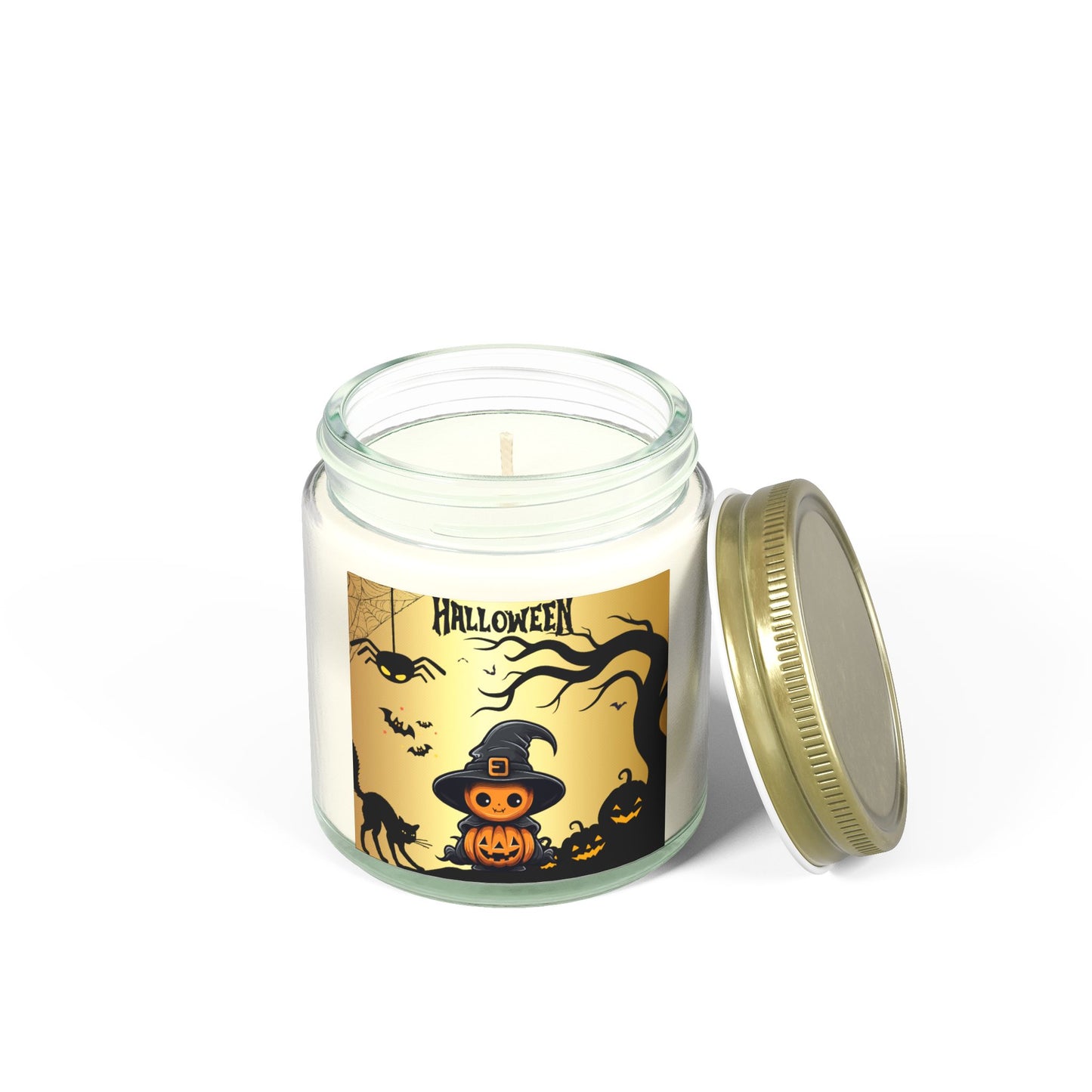 Pumpkin Spice Enchantment - Scented Coconut Apricot Candles (4oz, 9oz)