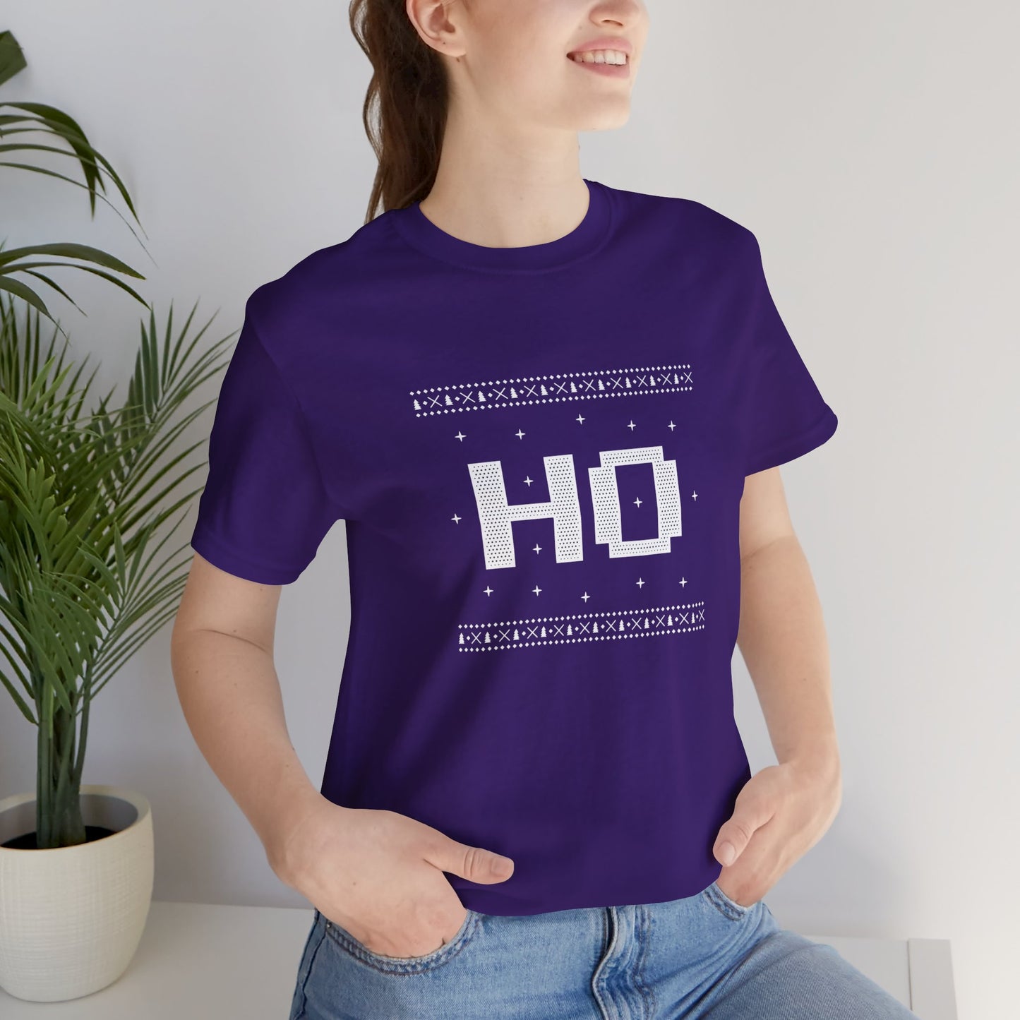 Christmas: HO - Unisex Jersey Short Sleeve Tee