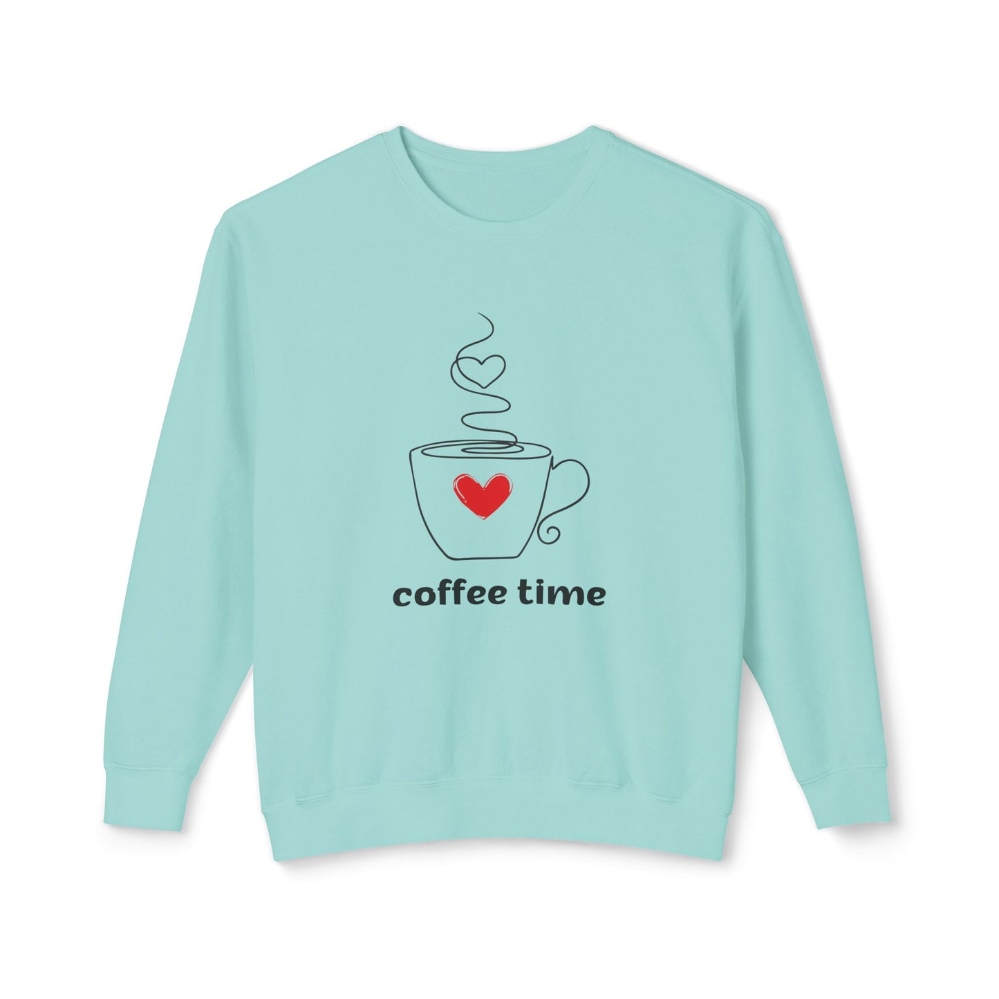 Coffee Time - Unisex Lightweight Crewneck Sweatshirt - 11323