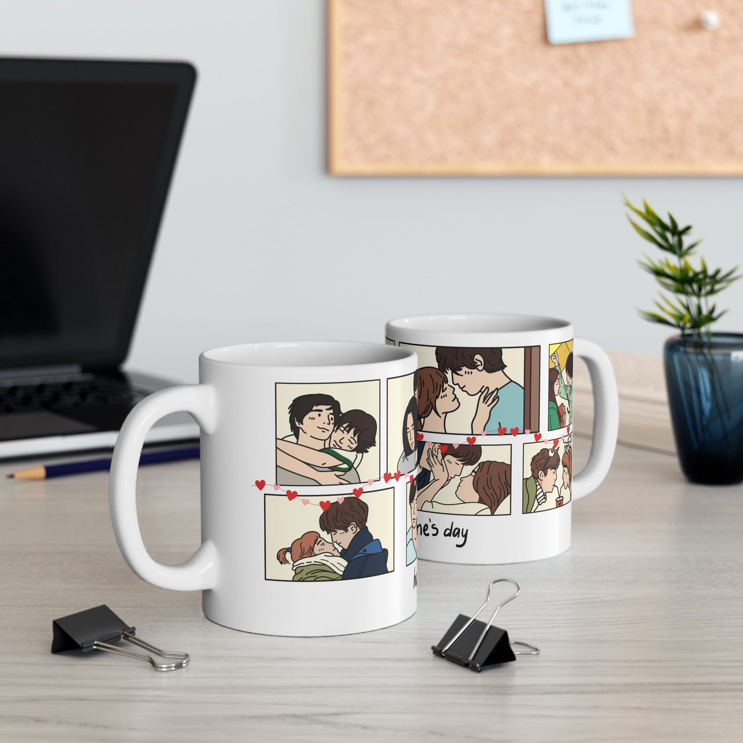 Happy Valentine's Day - Ceramic Mug, (11oz, 15oz) - 11575