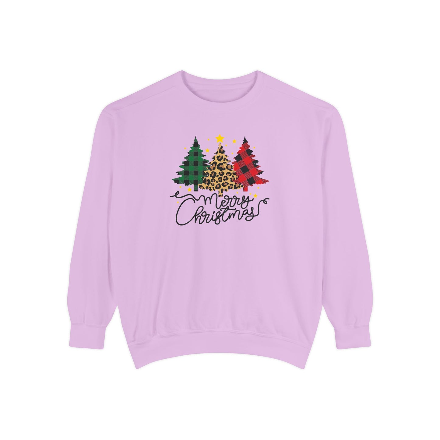 Christmas Trees - Unisex Garment-Dyed Sweatshirt - 10172