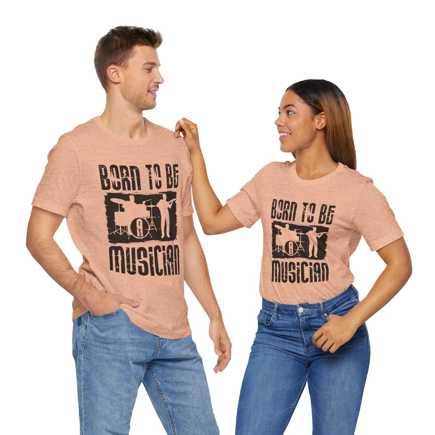 Music: Born To Be A Musician - Unisex Jersey Short Sleeve Tee